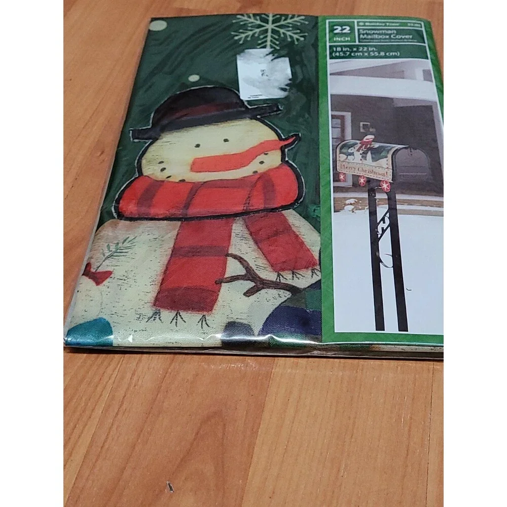 Snowman Mailbox Letter Box Decorative Wrap Cover Holiday Outdoor. 18